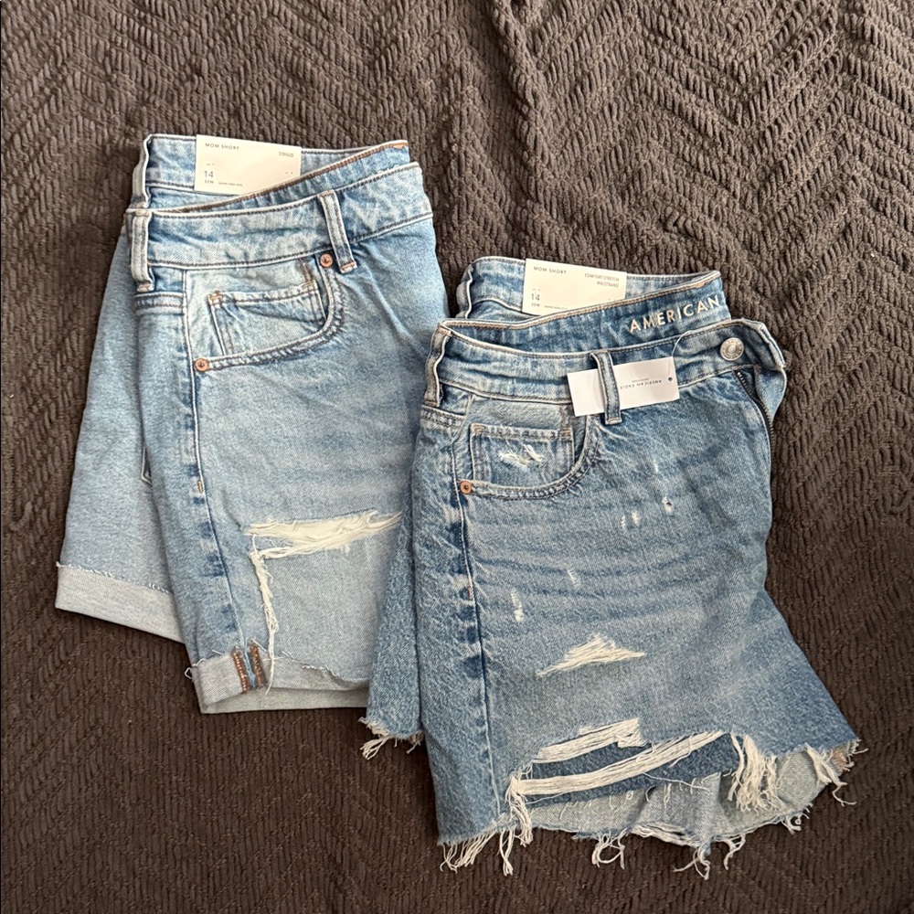 American Eagle Outfitters Light Blue Jean Shorts